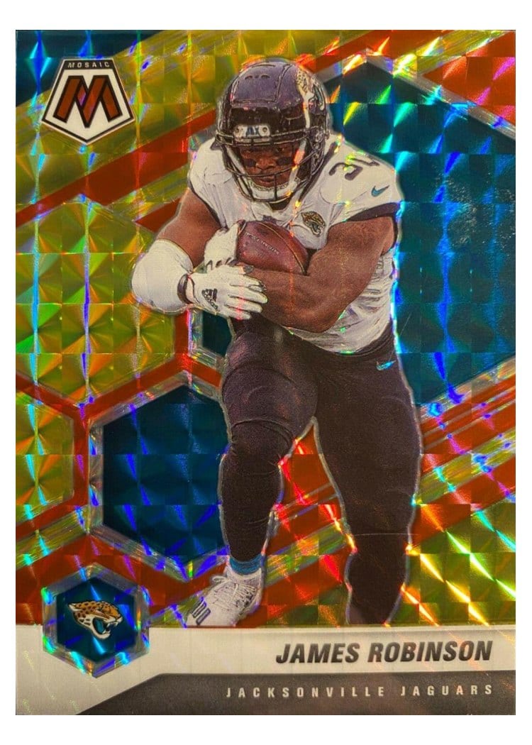 2021 Panini Mosaic Base Set James Robinson #99 card