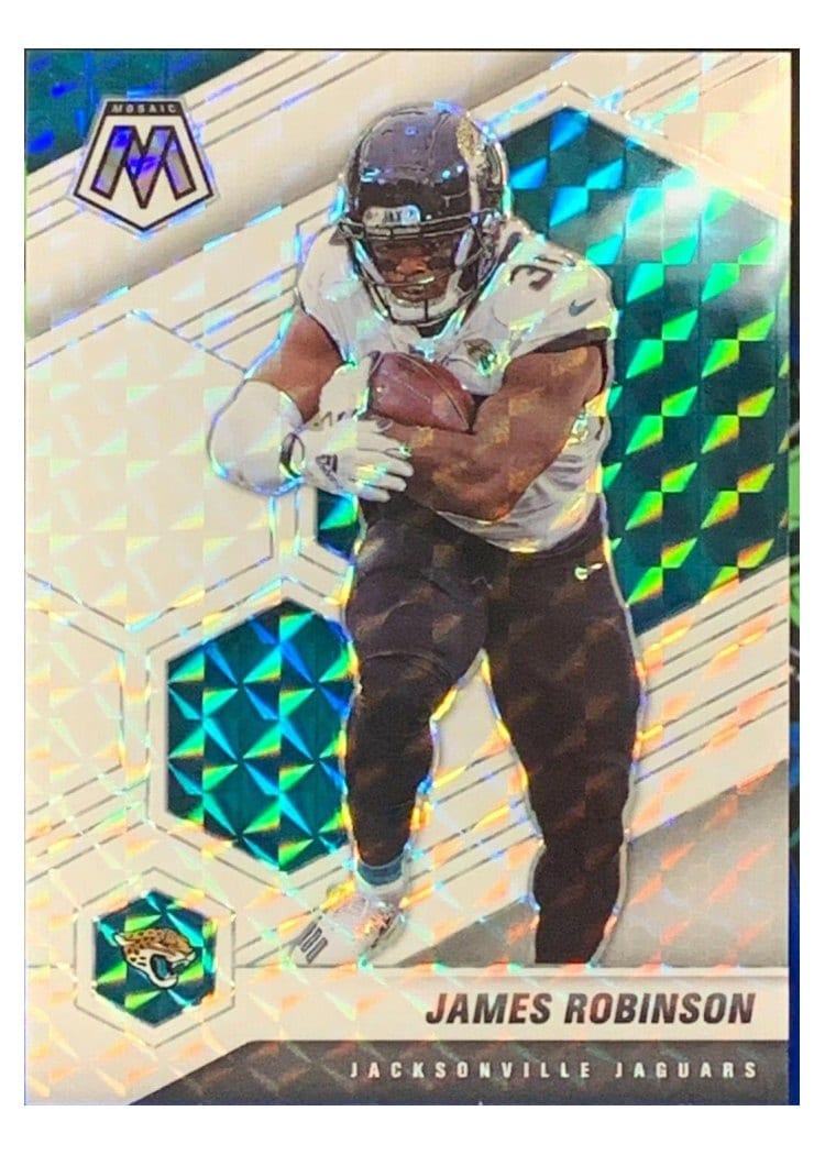2021 Panini Mosaic Base Set James Robinson #99 card
