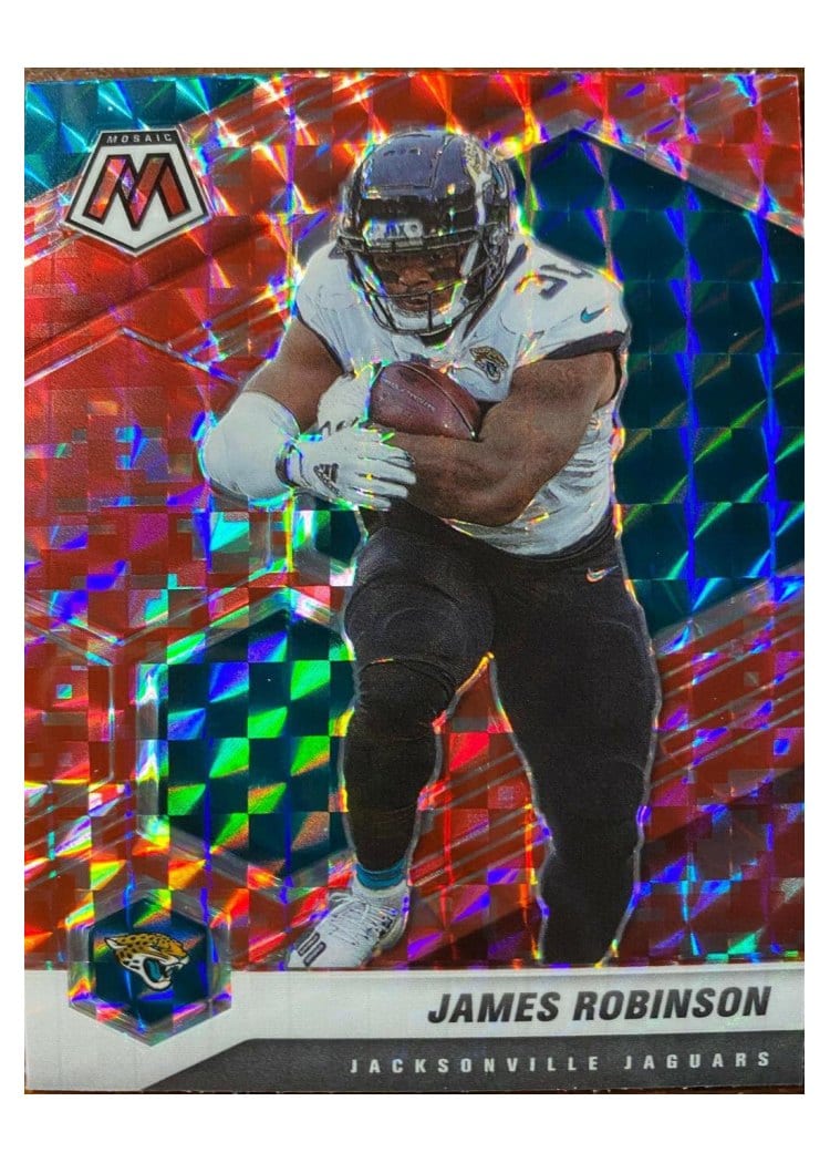 2021 Panini Mosaic Base Set James Robinson #99 card