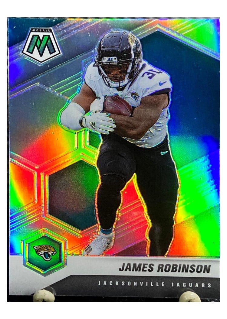 2021 Panini Mosaic Base Set James Robinson #99 card