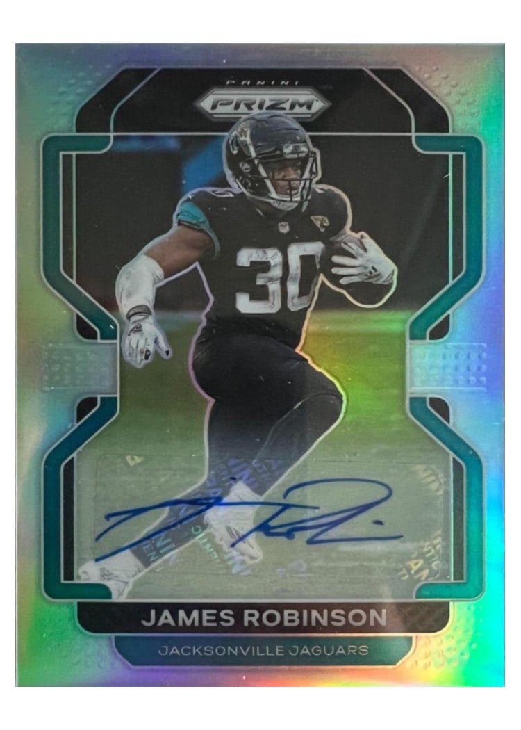 2021 Panini Prizm Base Set James Robinson #14 card