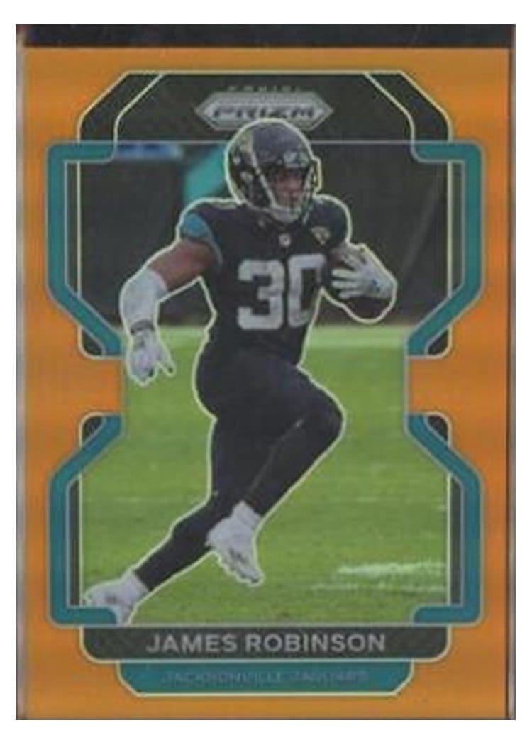 2021 Panini Prizm Base Set James Robinson #14 card