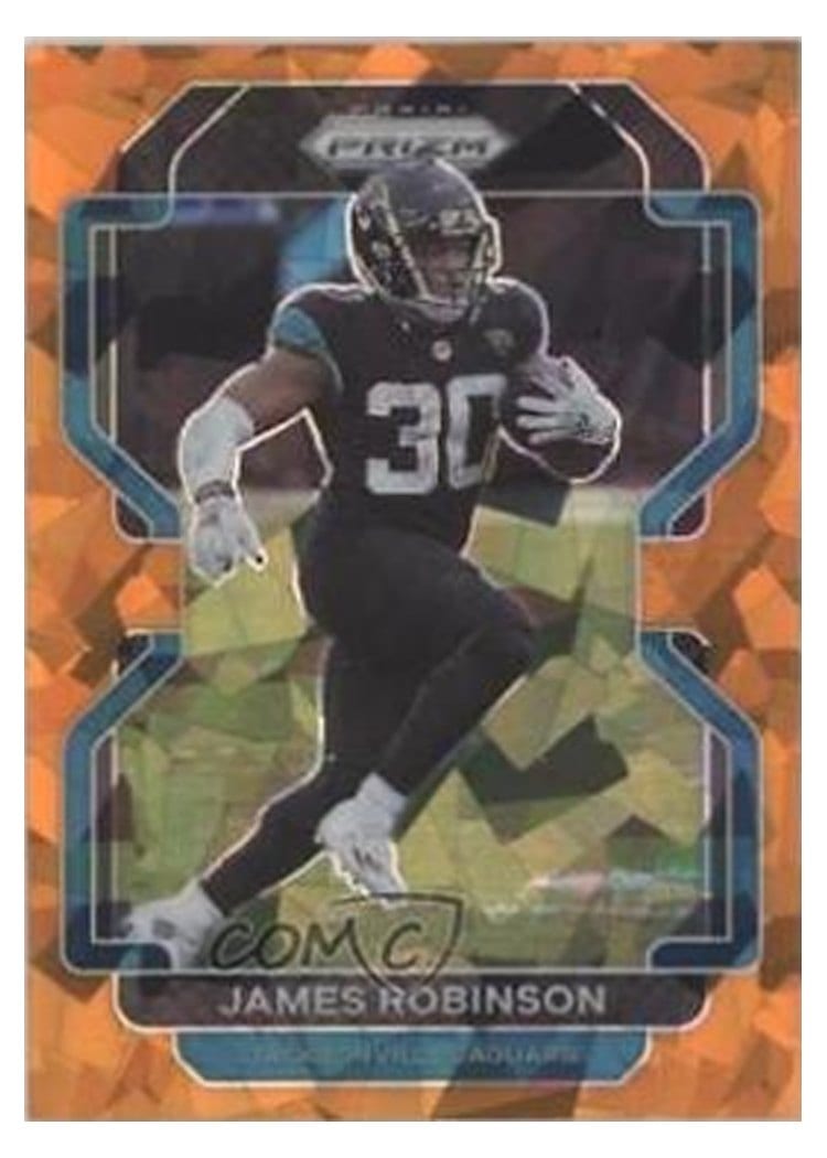 2021 Panini Prizm Base Set James Robinson #14 card