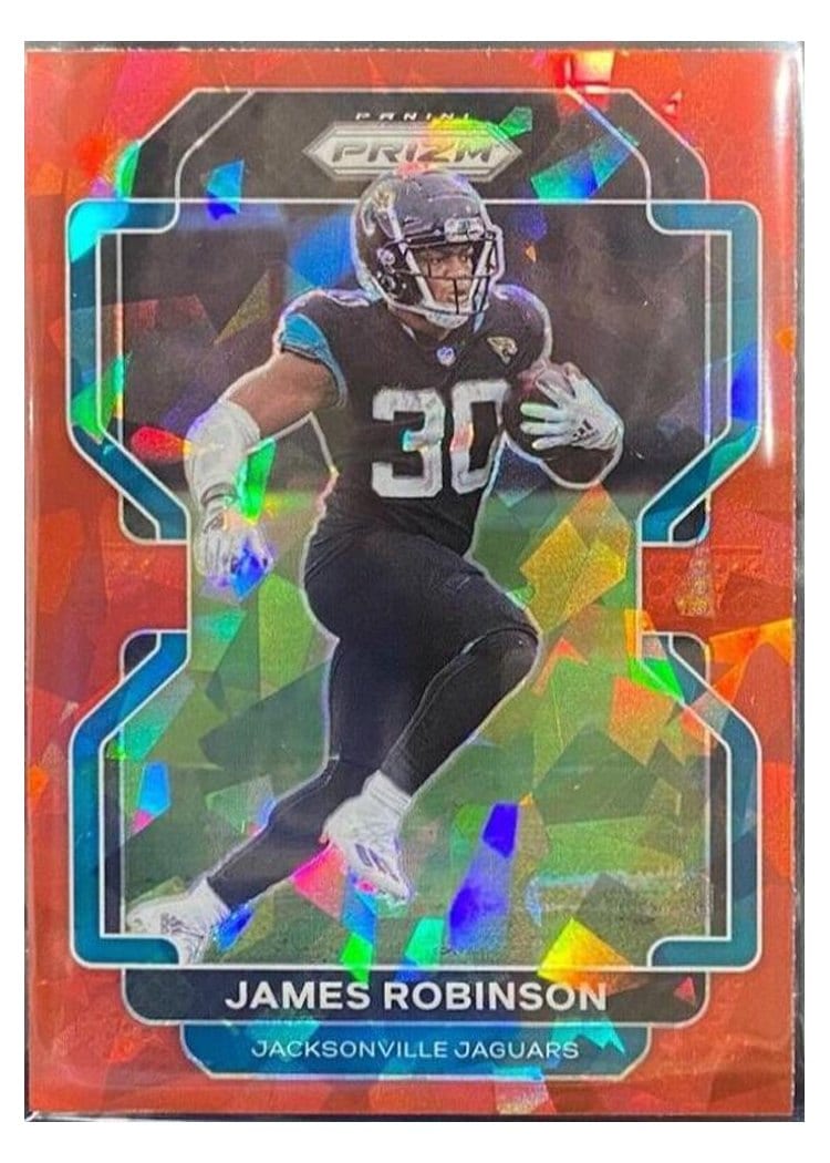 2021 Panini Prizm Base Set James Robinson #14 card