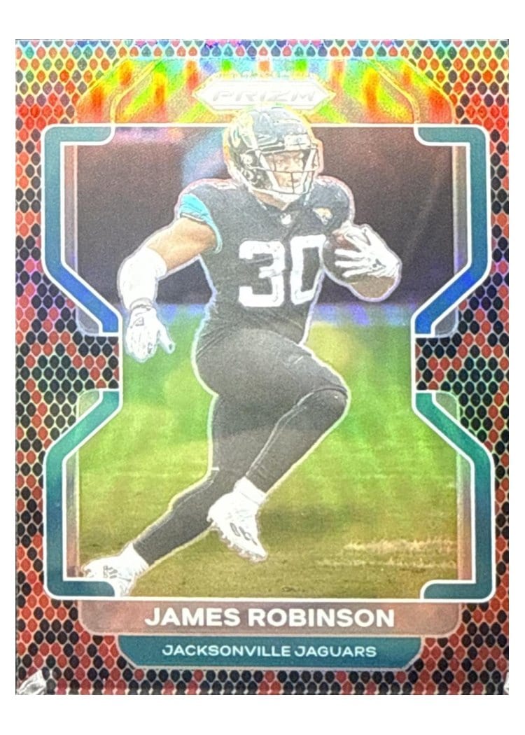 2021 Panini Prizm Base Set James Robinson #14 card