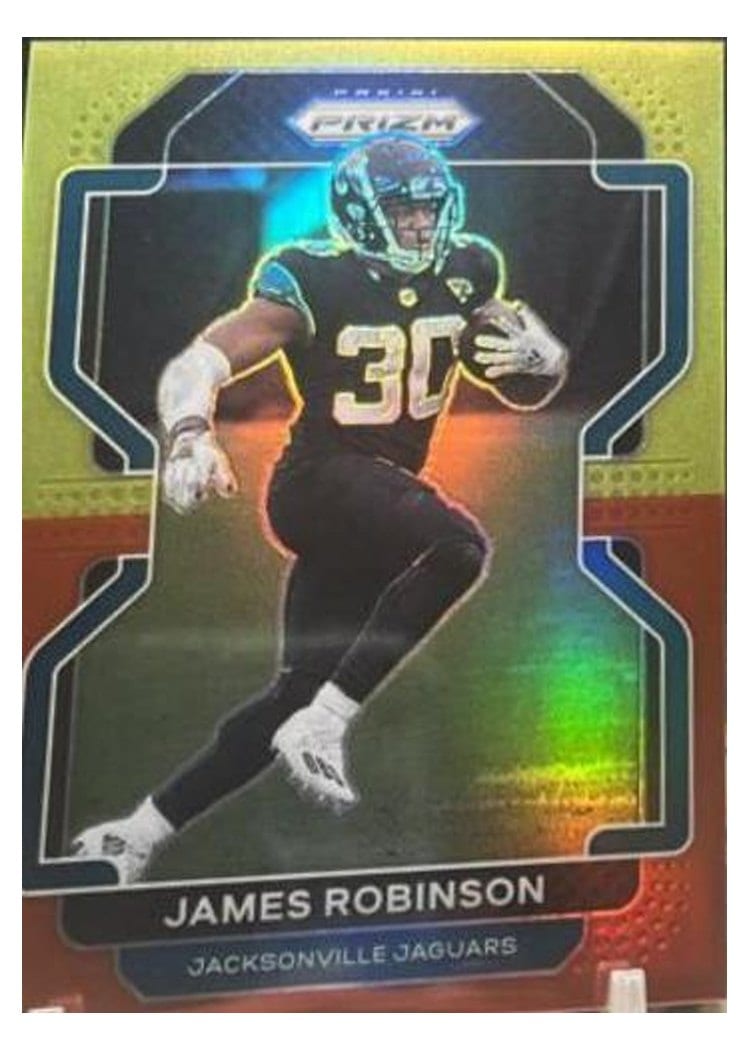2021 Panini Prizm Base Set James Robinson #14 card