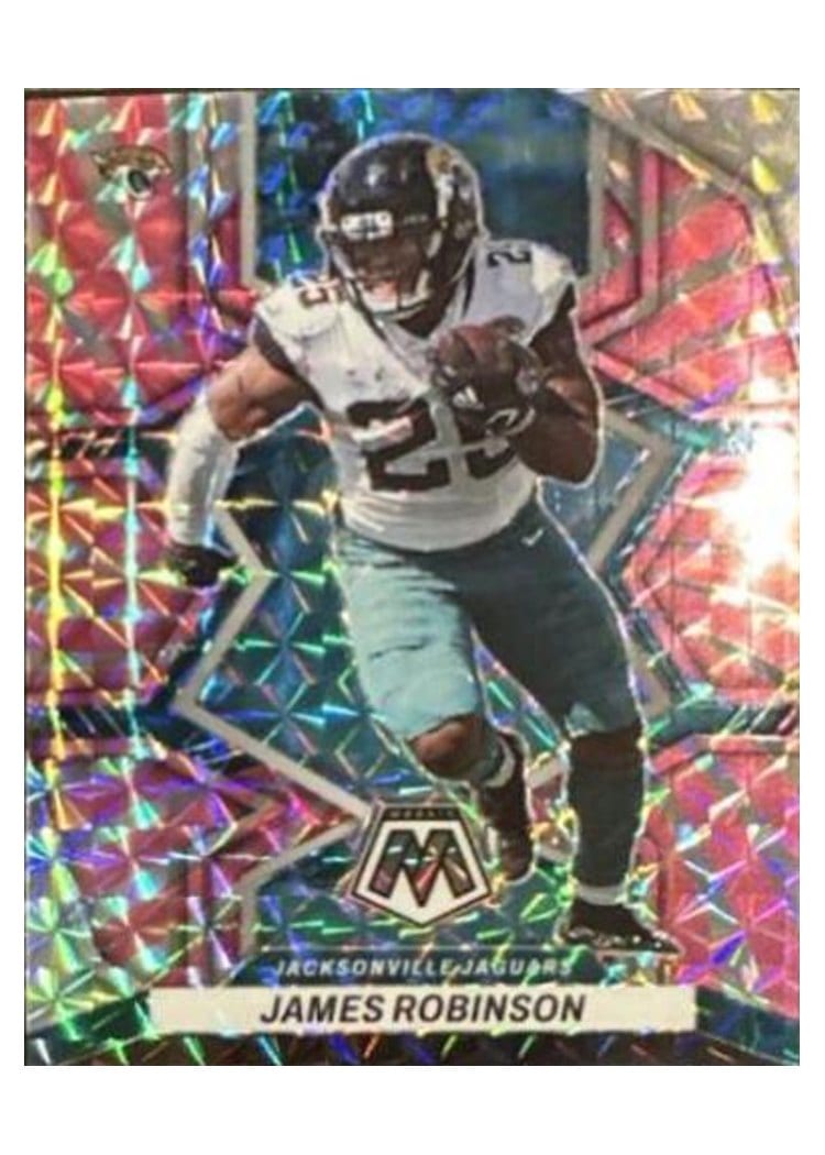 2022 Panini Mosaic Base Set James Robinson #89 card