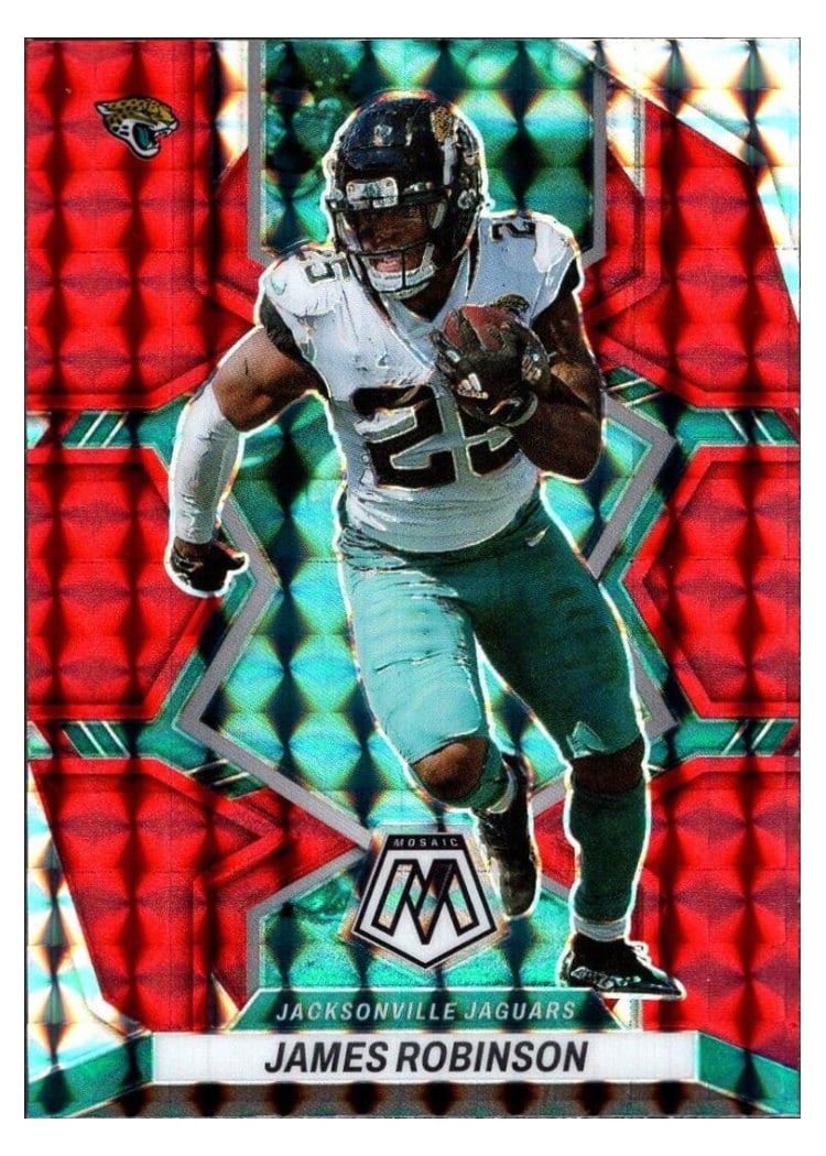 2022 Panini Mosaic Base Set James Robinson #89 card