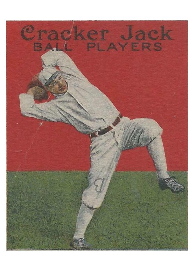 1915 Cracker Jack James Scott #26 card