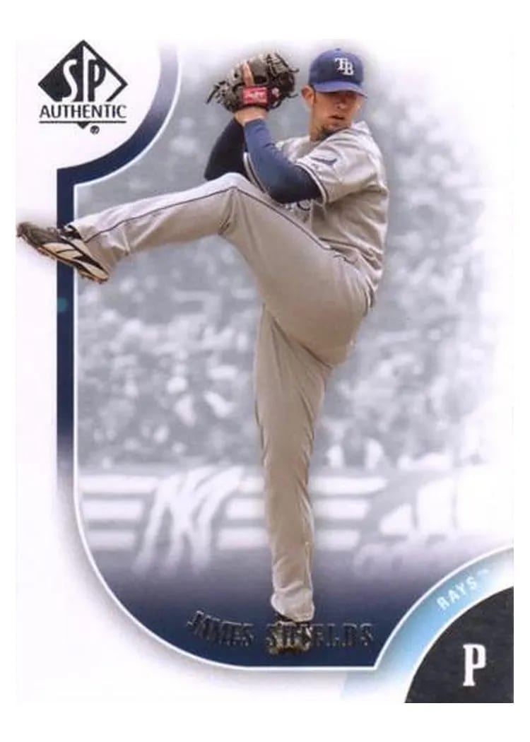 2009 SP Authentic James Shields #88 card