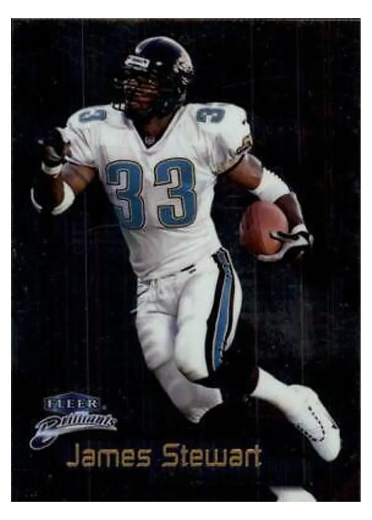 1998 Fleer Brilliants James Stewart #7 card