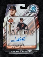 2024 Bowman Draft Bowman In Action Autographs James Tibbs III #BIA-JT card
