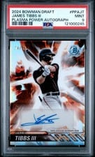 2024 Bowman Draft Plasma Power Autographs James Tibbs III #PPA-JT card