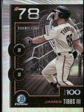 2025 Bowman Bowman Scouts Top 100 James Tibbs III #BTP-78 card