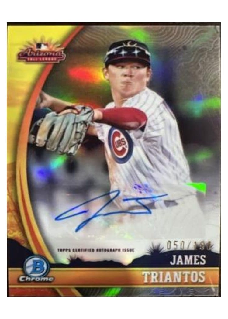 2024 Bowman Chrome 2023 AFL Fall Stars Autographs James Triantos #AFL-JT