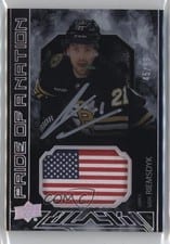 2023-24 SPx UD Black Pride of a Nation Autograph Patch James van Riemsdyk #PON-JR card
