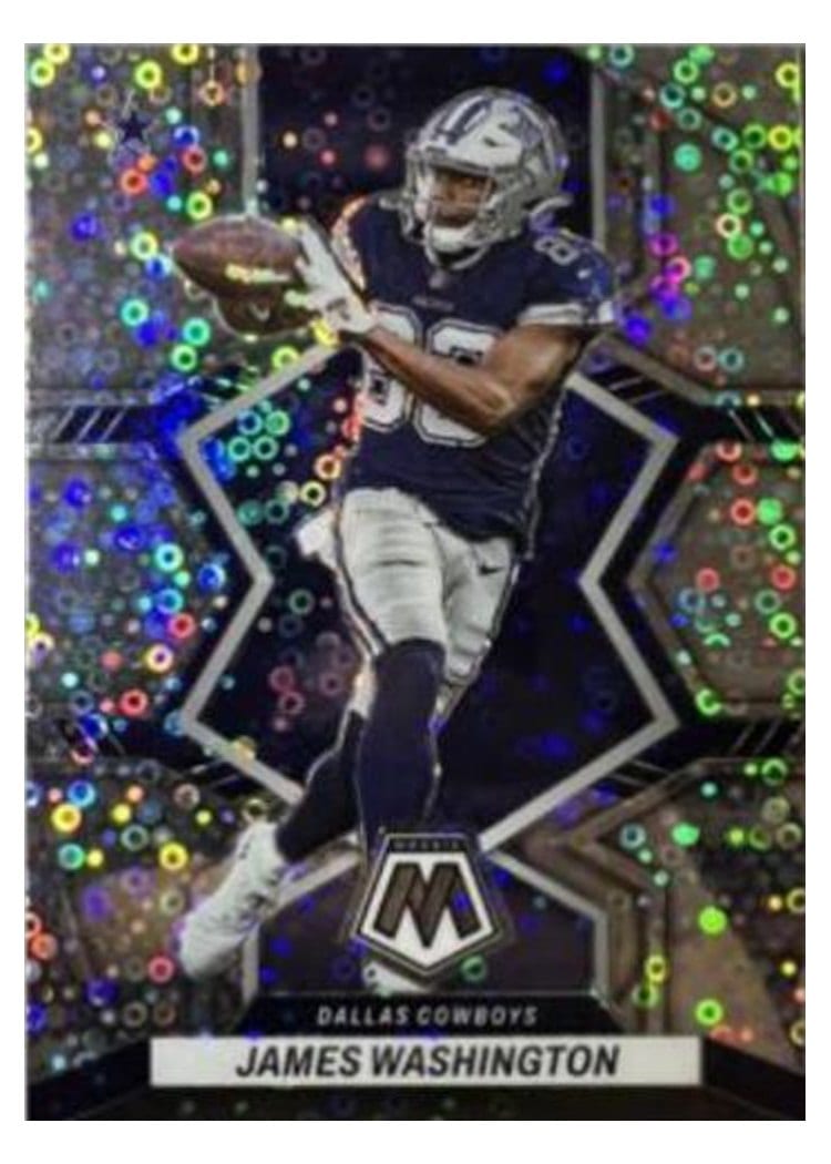 2022 Panini Mosaic Base Set James Washington No Huddle Silver #211 card