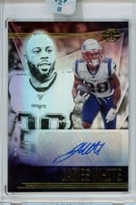 2020 Panini Illusions Trophy Collection Signatures James White #TCS10 card