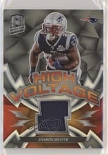 2020 Panini Spectra High Voltage Relics James White #11 card