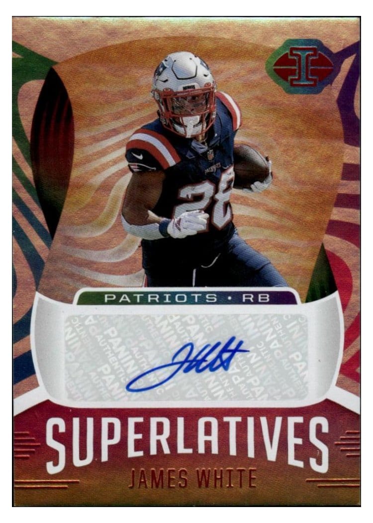 2021 Panini Illusions Superlatives James White #SU-41 card