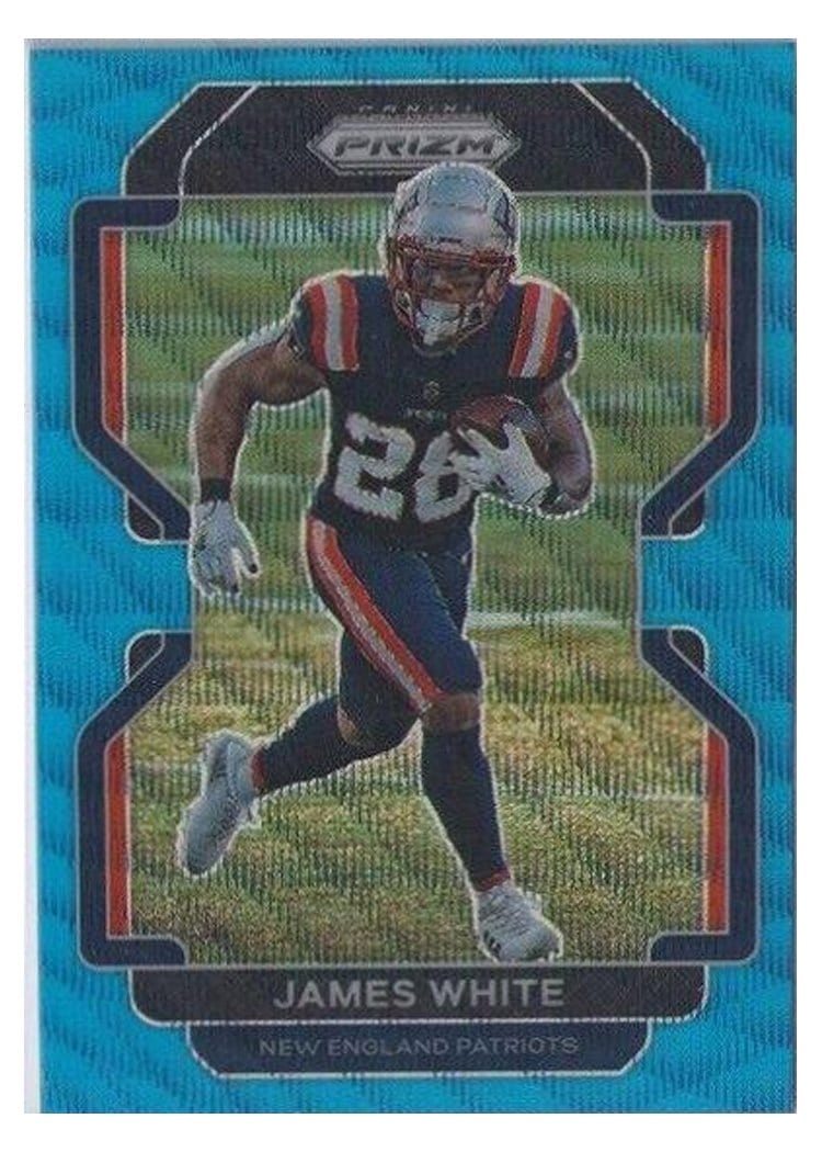 2021 Panini Prizm Base Set James White #98 card