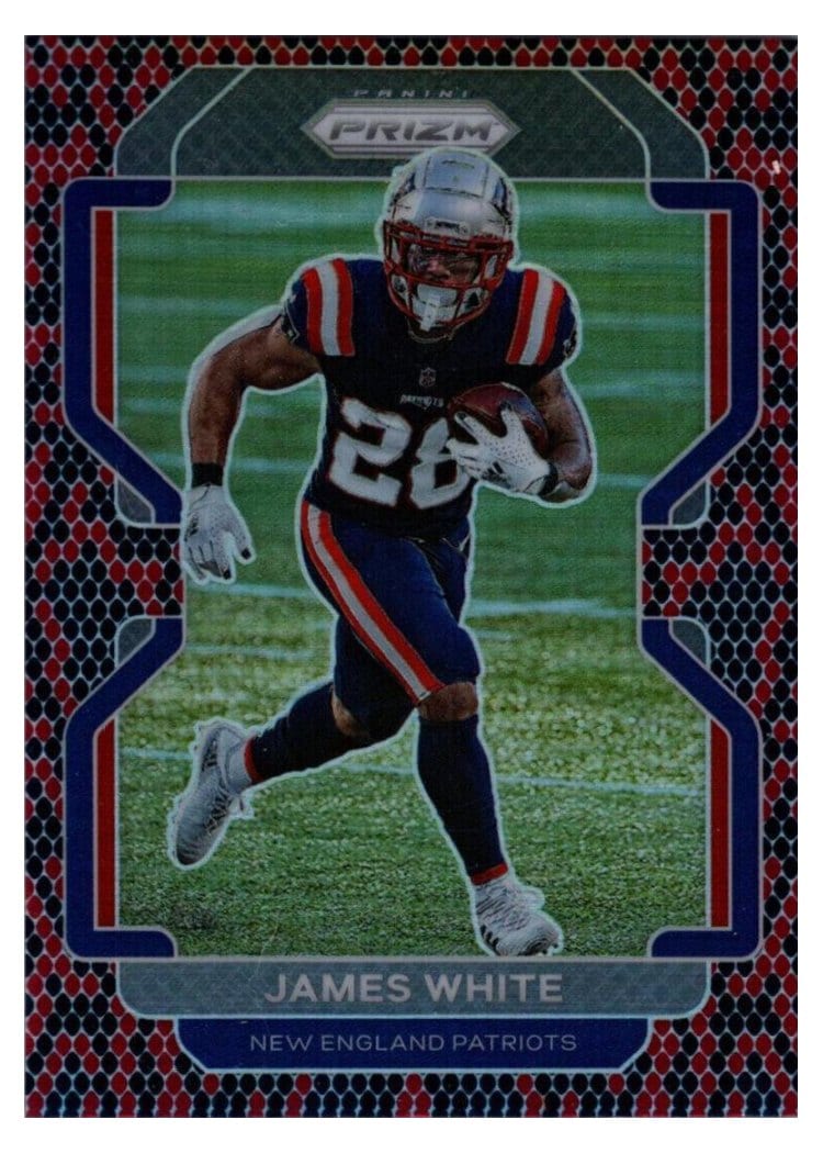 2021 Panini Prizm Base Set James White #98 card