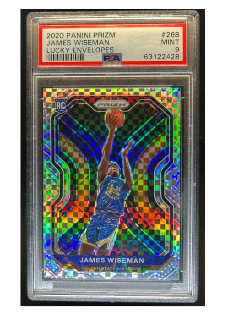 2020-21 Panini Prizm Base Set James Wiseman #268 card