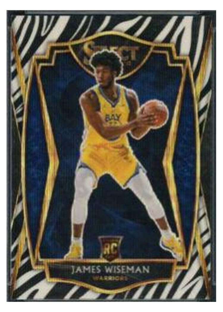 2020-21 Panini Select Base Set James Wiseman #184 card