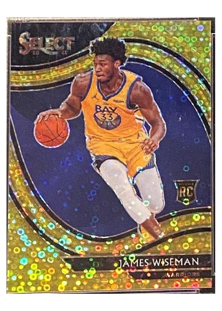 2020-21 Panini Select Base Set James Wiseman #299 card