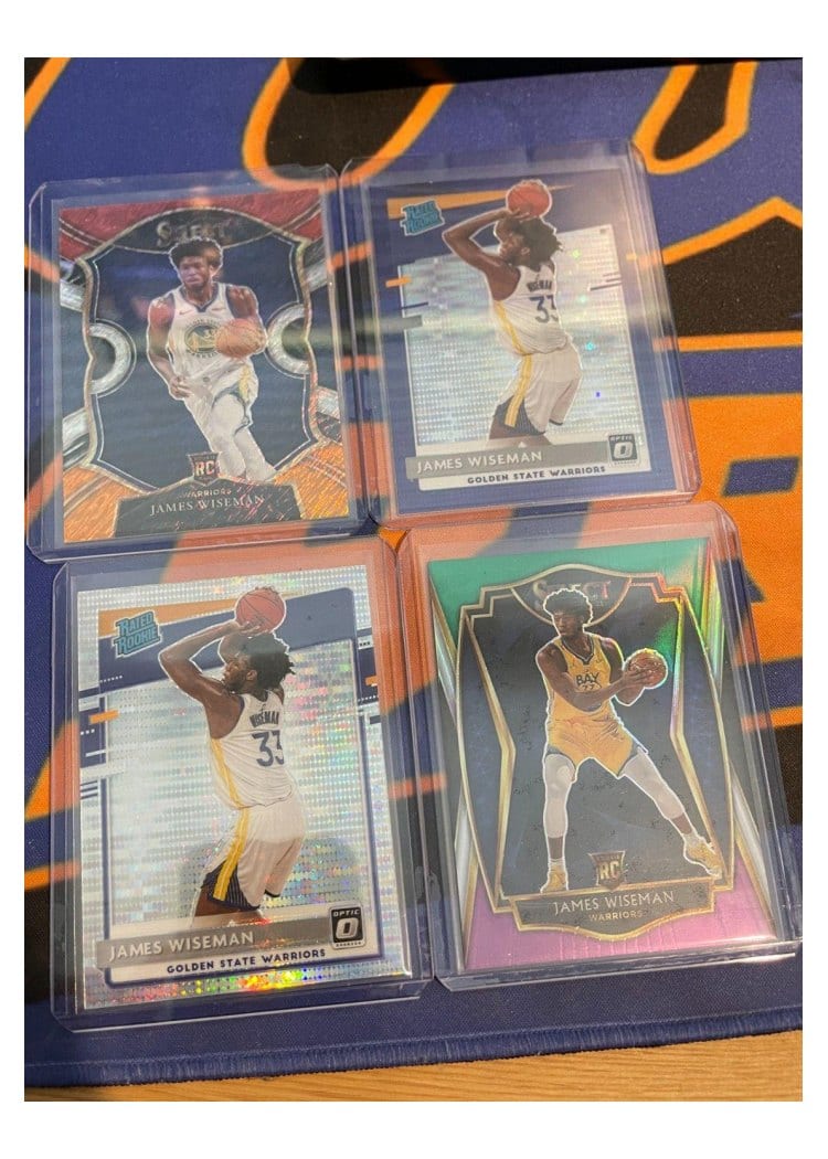 2020-21 Panini Select Base Set James Wiseman #299 card