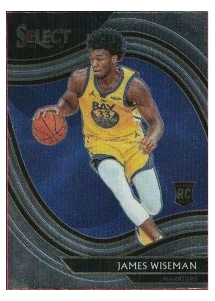 2020-21 Panini Select Base Set James Wiseman #299 card