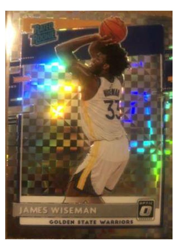2020 Panini Donruss Optic James Wiseman Checkerboard #152 card