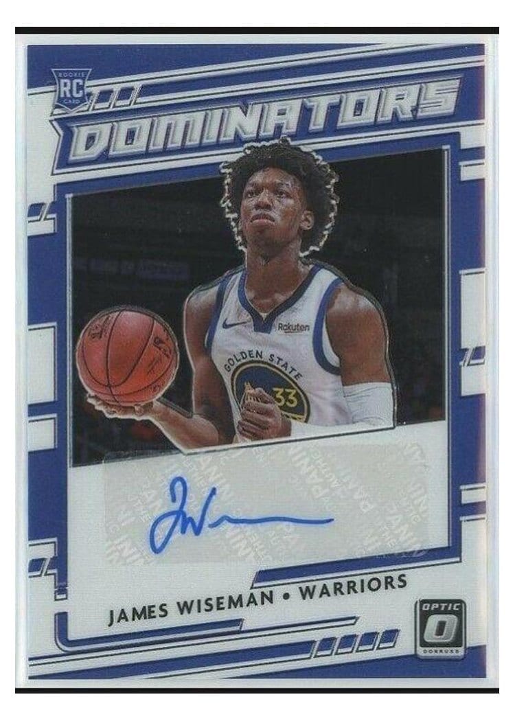 2020 Panini Donruss Optic James Wiseman Autograph #152 card