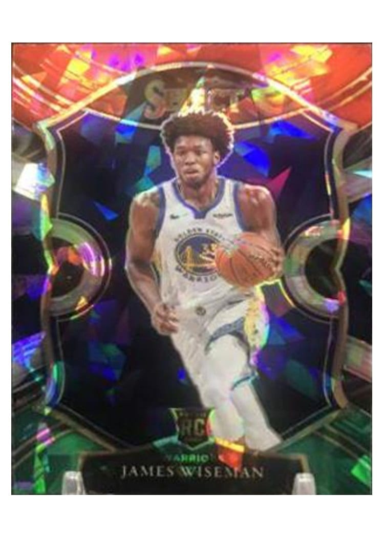 2020 Panini Select James Wiseman Red White Green Ice #62 card