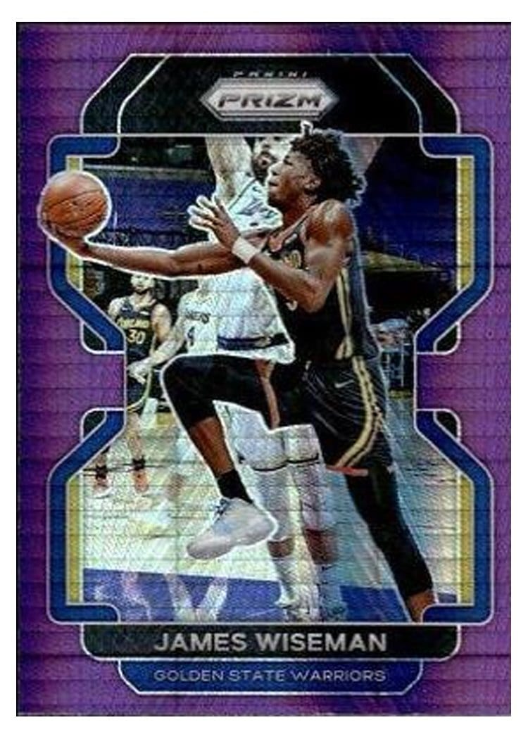2021-22 Panini Prizm Base Set James Wiseman #61 card