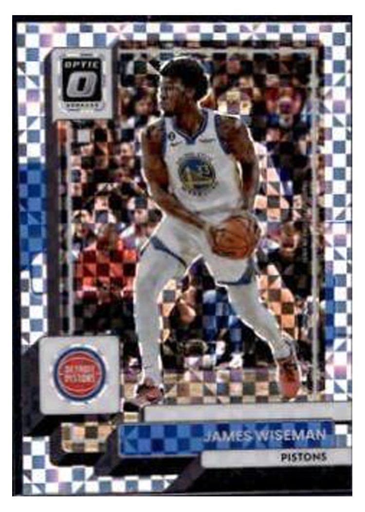 2022-23 Donruss Optic Base Set James Wiseman #80 card