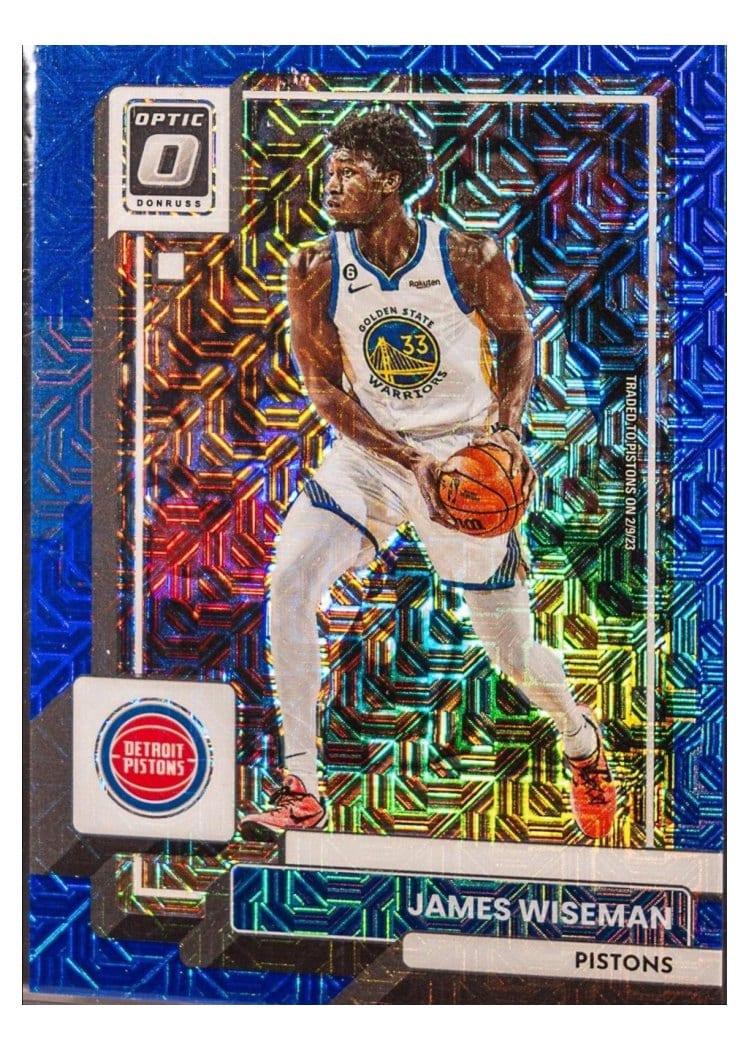 2022-23 Donruss Optic Base Set James Wiseman #80 card