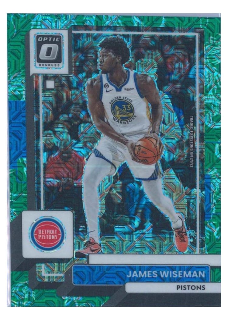 2022-23 Donruss Optic Base Set James Wiseman #80 card