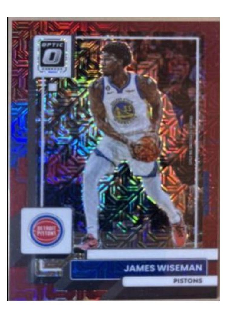 2022-23 Donruss Optic Base Set James Wiseman #80 card
