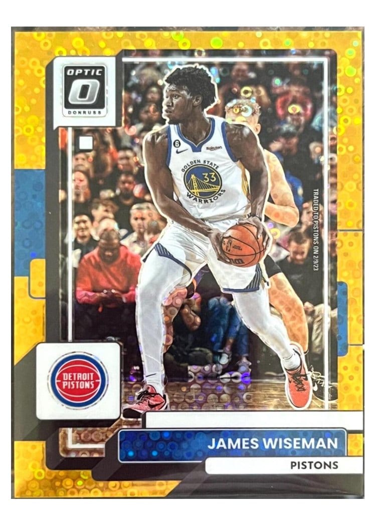2022-23 Donruss Optic Base Set James Wiseman #80 card
