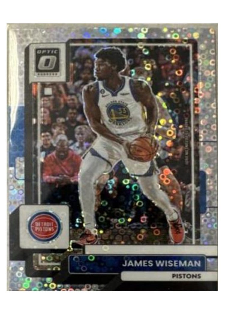 2022-23 Donruss Optic Base Set James Wiseman #80 card