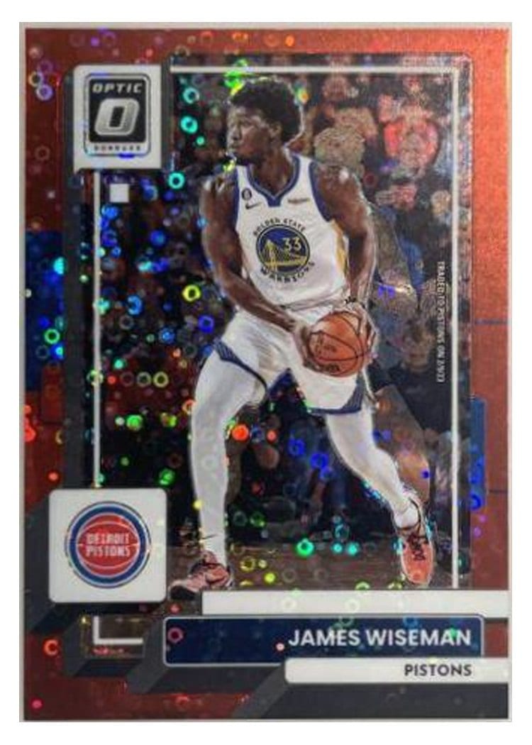 2022-23 Donruss Optic Base Set James Wiseman #80 card