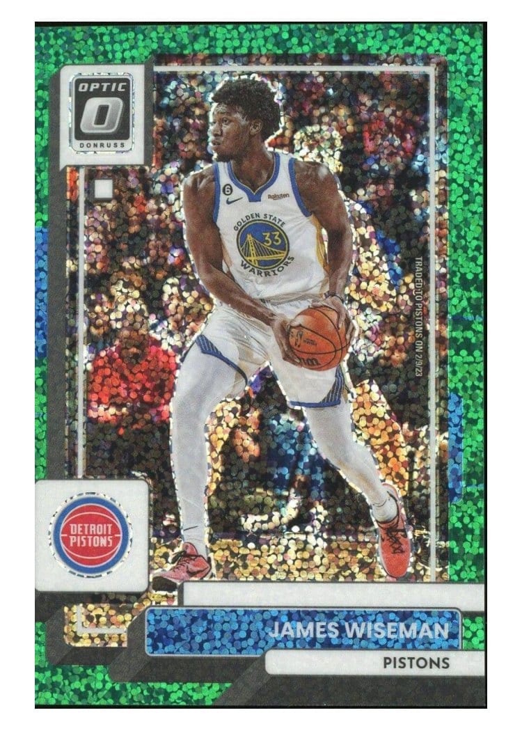 2022-23 Donruss Optic Base Set James Wiseman #80 card
