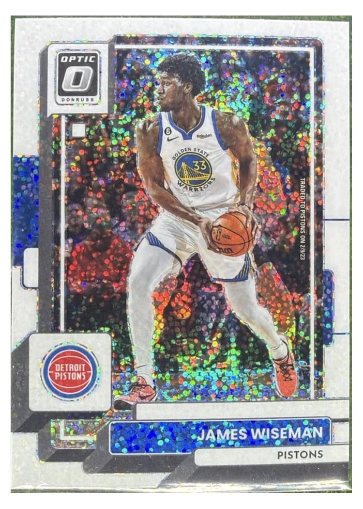 2022-23 Donruss Optic Base Set James Wiseman #80 card