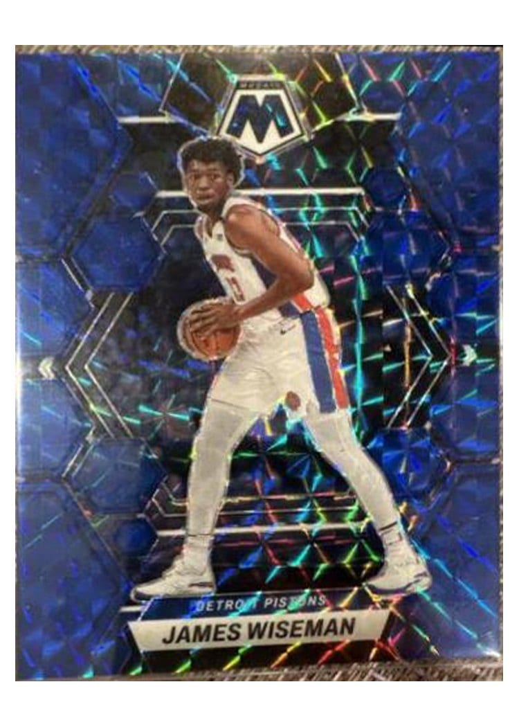 2022-23 Panini Mosaic Base Set James Wiseman Blue #79 card