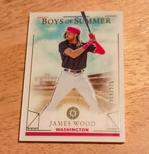 2024 Panini Boys of Summer Base Set James Wood #42 card