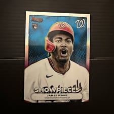 2025 Bowman's Best Bowman Showpieces James Wood #BS-1 card