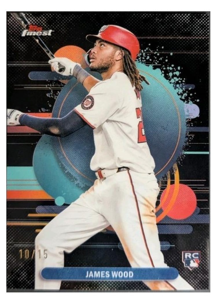 2025 Finest Base Set James Wood #200 card