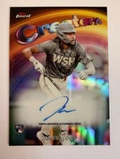 2025 Finest Creators Autograph James Wood #CAV-JW card