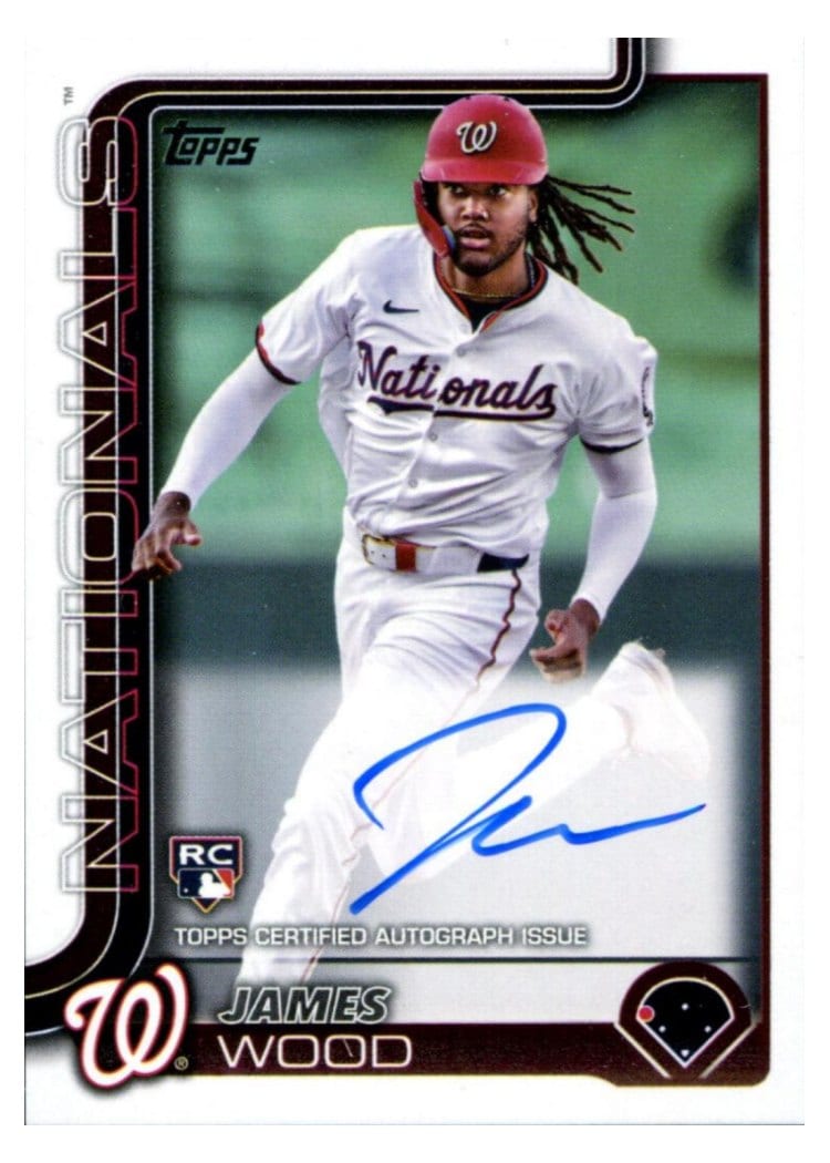 2025 Topps James Wood #181 card